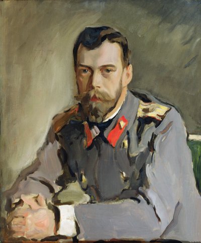 Portrait of Nicholas II by Valentin Aleksandrovich Serov